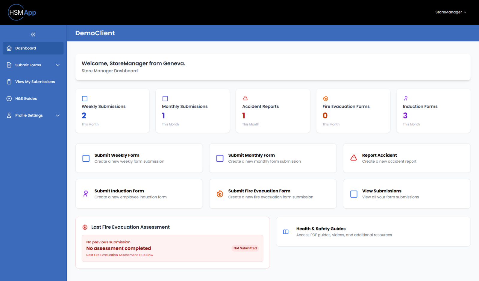 retail health and management app